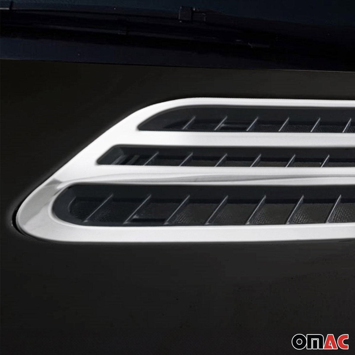 Mercedes Sprinter W907 Front Grill - Omac - S.Steel - Gloss Silver - 2018